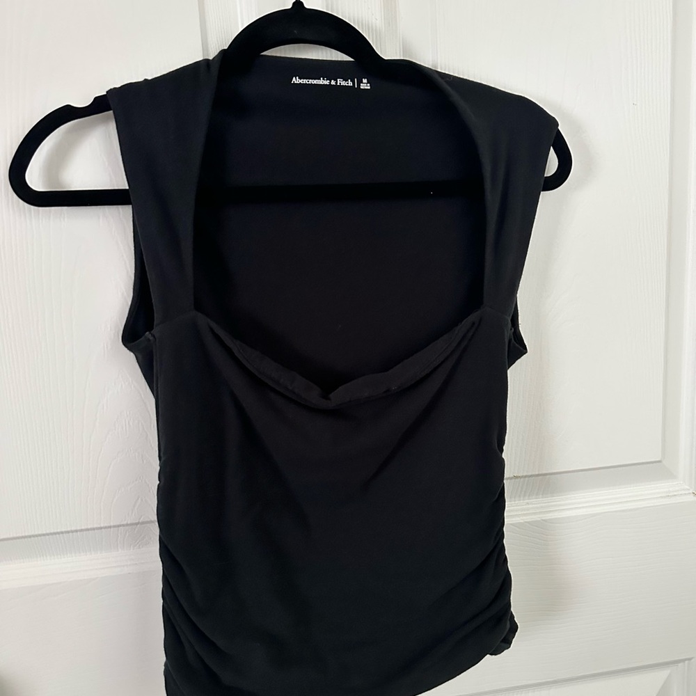 Abercrombie & Fitch Elegant Black Tank Top